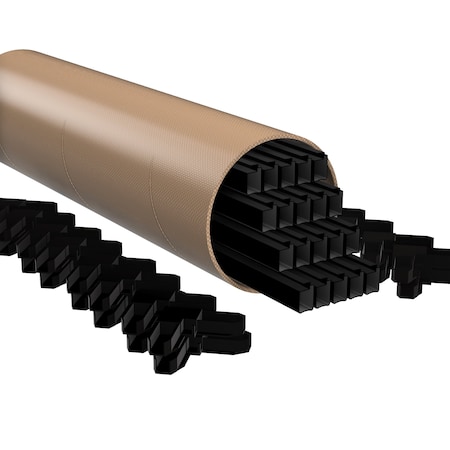 Ritescreen Lineal Frame Kit - Black - w/ Corners, 20PK FG1LINKIT72WC-L